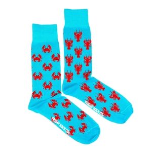 Men’s Socks | Crabs & Lobsters | Fun Socks